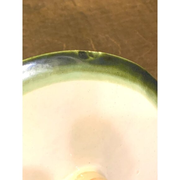 Vintage John B. Taylor Harvest Pear Handcrafted Stoneware Lidded Bowl - Picture 8 of 9